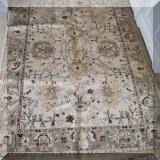 R30. Masland Carpets ivory tone rug.